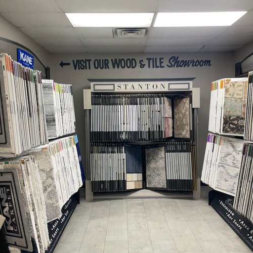 Flooring samples in a Las Vegas Showroom